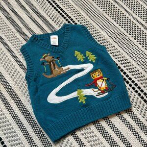 Adorable baby boy sweater vest!